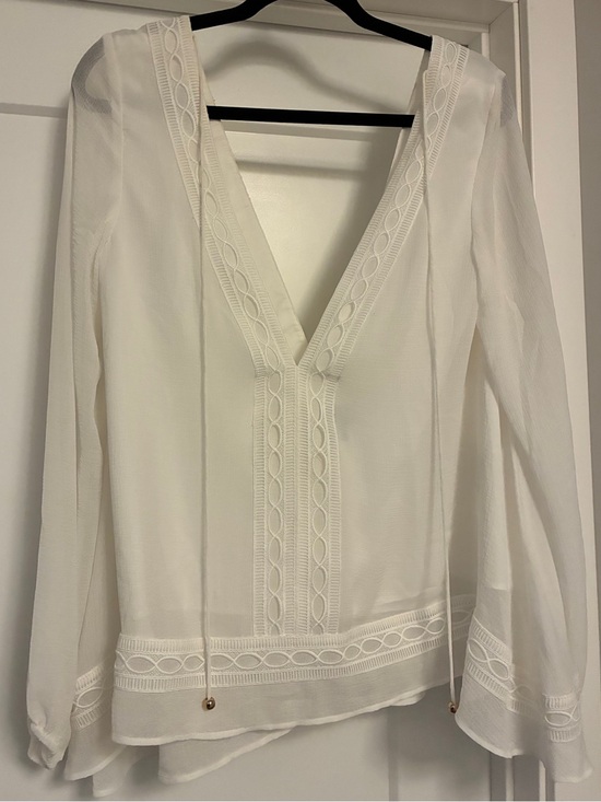 Finders Keepers Tops - Finders Keepers White Rio Lace Top
